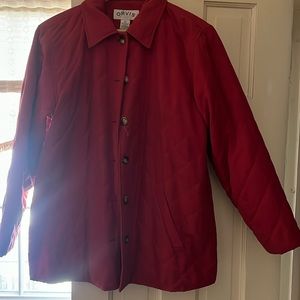 Orvis Red Quilted Coat